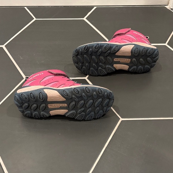 Merrell Kids Hiking Sneakers Size 12 Pink & Navy - Picture 6 of 7